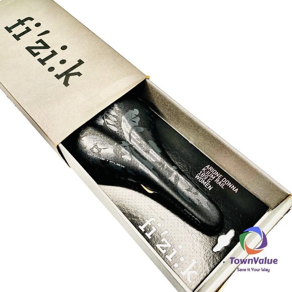 Fizik Arione Donna K:IUM Rail 189G Wing Flex Women Handmade Italy Bicycle Saddle - Picture 2 of 12